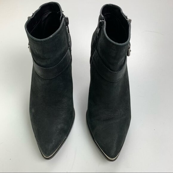 Vince Camuto Western Adelfi Leather Booties size 7 ½ - Picture 2 of 10